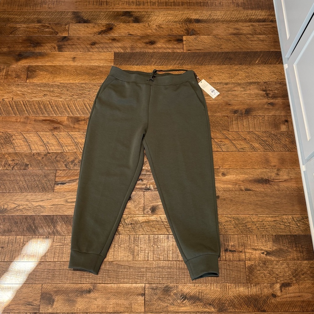 NWT Calia Soft Scuba High-Rise Jogger - deep green - size Large